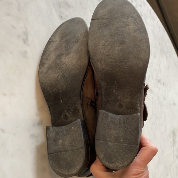 Miz Mooz Savvy Brown Buckle Boots - Picture 6 of 10